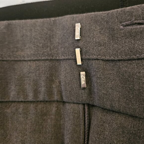 AB Studio Brand Charcoal Magic Waist Dress Slacks, Sz 16 NEW WITH TAGS!! - Picture 7 of 12